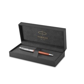 Ручка шариковая Parker Sonnet Essential Sandblasted Metal Orange, оранж, подар/уп 2169361
