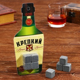 Набор камней для виски «Крепкий», 4 шт в Донецке