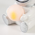 Ночник "Мишка в космосе" LED 4000K  батарейки LR44 белый 8.5х9,9х13.5 см - фото 802847498