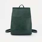 Рюкзак на молнии, цвет зелёный - фото 6143755
