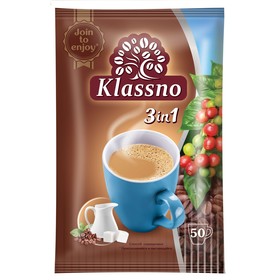 Кофейный напиток Klassno 3в1, растворимый, 20 г