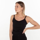 Майка женская, цвет чёрный, размер 44 - фото 802801469