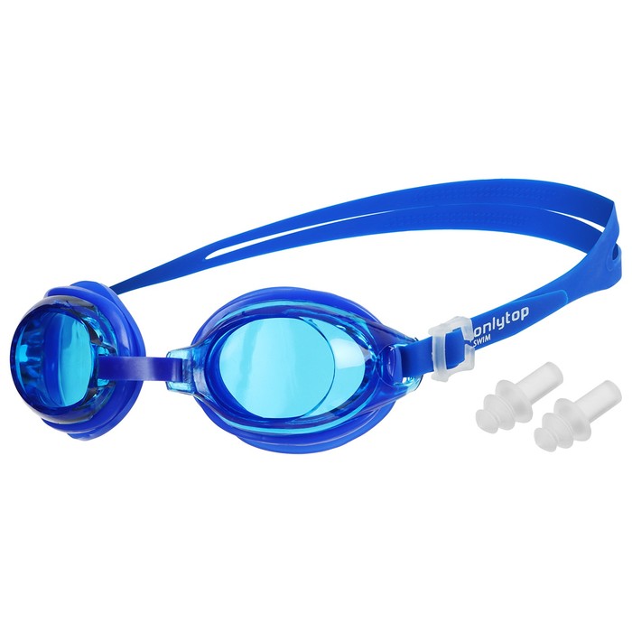 Очки для плавания, детские, цвет синий - фото 7523227
