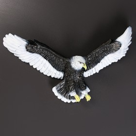Подвесной декор "Орел летящий" 32х53см черный