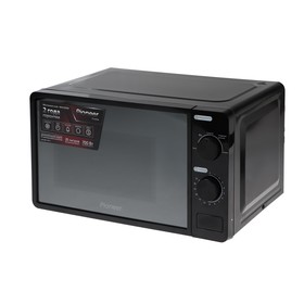 Микроволновая печь Pioneer MW200M, 20 л, 700 Вт, чёрно-серебристая 9446753