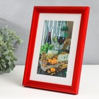Фоторамка дерево с20 15х21 см, красная - фото 802872970
