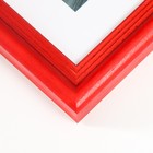 Фоторамка дерево с20 15х21 см, красная - фото 802872971