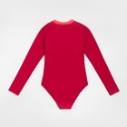 Купальник женский MINAKU с длинными рукавами цвет розовый, размер 46 - фото 802979578