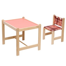 Набор детской мебели: стол + стул «Каспер», «Симпатия розовая»