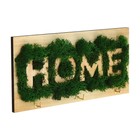 Ключница со мхом "Home" 22*10 см - фото 802979692