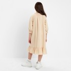 Платье для девочки MINAKU цвет светло-бежевый, рост 140 см - фото 802882949