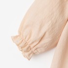 Платье для девочки MINAKU цвет светло-бежевый, рост 140 см - фото 803027892