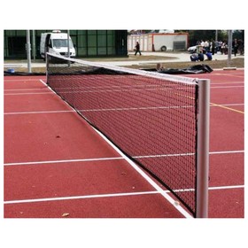 Сетка большой теннис Д=2,0 мм яч. 40*40 мм черный. Размер 1,07*12,8 м окантовка верх лента 2,5 см 94 в Донецке