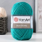 Пряжа "Silky Royal" 65% мерин.шерсть, 35% иск.шелк 140м/50г (439 изумруд) 9465051 - фото 7901311