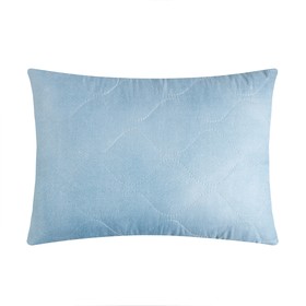 Подушка Этель, цвет голубой, 40х60 см, 100% п/э, микрофибра