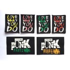 Нашивка Love what you do, Punk festival, размер до 4,5 см - фото 7088214
