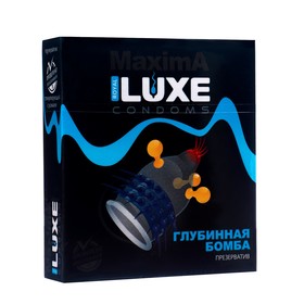 Презервативы «Luxe» Maxima Глубинная Бомба, 1 шт.