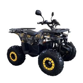Квадроцикл MOTAX ATV Grizlik E1500 R, ROAD, желтый камуфляж