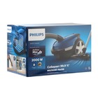 Пылесос Philips 3000 Series XD3010/01, 2000 Вт, мешок 3 л, 83 дБ, сине-чёрный - фото 51694