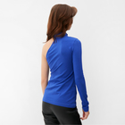 Лонгслив женский на одно плечо MINAKU: Basic line цвет синий, размер 44 - фото 51786