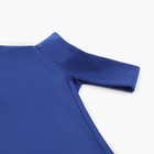 Лонгслив женский на одно плечо MINAKU: Basic line цвет синий, размер 44 - фото 52530