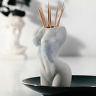 Подставка для зубочисток «Женское тело» мрамор сиреневый - фото 6241132