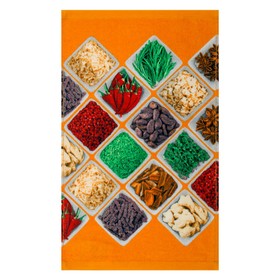 Махровое полотенце «Специи» размер, 30x50 см, цвет оранж