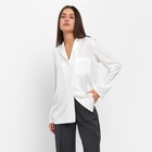 Блуза женская шелковая MIST: Classic Collection р. 46, цвет экрю - фото 5342629