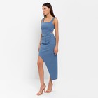 Юбка женская асимметричная MIST: Denim р.46, синий - фото 802932313