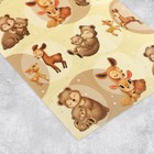 Наклейки бумажные «Олень и медвежонок», c раскраской на обороте, 11 × 15,5 см (5 шт) - фото 802957144