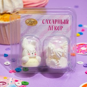 Набор сахарных фигурок "Зайка и мини-безе" 7619516