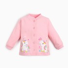 Кофточка для девочки, цвет розовый, рост 62-68 см - фото 802992146