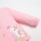 Кофточка для девочки, цвет розовый, рост 62-68 см - фото 803032554