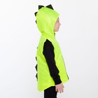 Жилетка с капюшоном детская, цвет салатовый, рост 116-122 см - фото 803098147