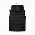 Жилет детский, цвет чёрный, рост 92 см - фото 803034630