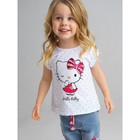 Футболка для девочки Hello Kitty, рост 92 см 9522652 - фото 7901783