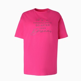 Футболка женская, цвет розовый, размер ONE SIZE (42-46)