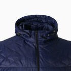 Жилет утепленный мужской, цвет тёмно-синий, размер 52 - фото 803099962