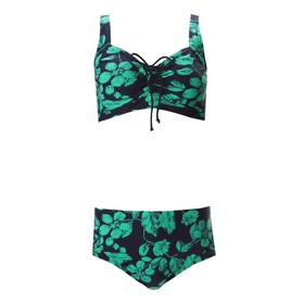 Купальник женский раздельный 7126K-116, цвет зеленый, р-р 52