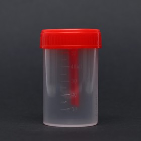 A container with a spatula, sterile, in individual packaging, 60 ml