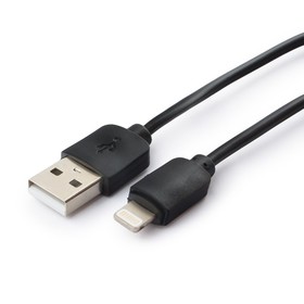 Кабель Cablexpert GCC-USB2-AP2-6, Lightning - USB, 1.8 м, зарядка+передача данных, черный
