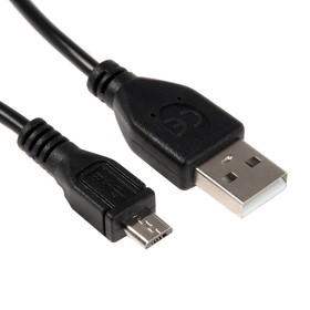 Кабель Cablexpert CCP-mUSB2-AMBM-0.5M, microUSB - USB, 0.5м, зарядка+передача данных, черный