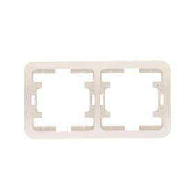 Рамка для розетки/выключателя Makel 22012 Mimoza, горизонтальная, цвет белый