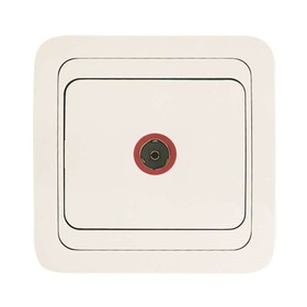 Розетка телевизионная Makel 12007 Mimoza, СП, IP20