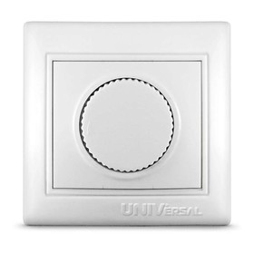 Светорегулятор UNIVersal С0101 «Севиль», СП,500Вт, цвет белый