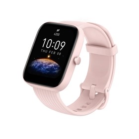Смарт-часы Amazfit Bip 3 Pro, 1.69", TFT, пульс, сон, уровень кислорода, уведомления,розовые