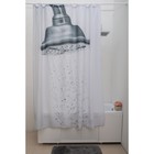 Штора для ванной SHOWER, с утяжелителем, 180х200 см 9551601 - фото 7711499