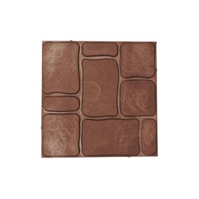 Плитка ППК тротуарная, 40 × 40 × 5 см, коричневая, «Старый город»