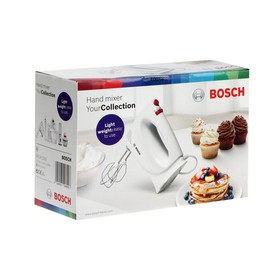 Миксер Bosch MFQP1000, ручной, 300 Вт, 2 скорости, белый