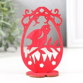 Декор Пасхальный ′Птенчик′ 6,5х5х10,3 см (набор 2 детали) красный в Донецке